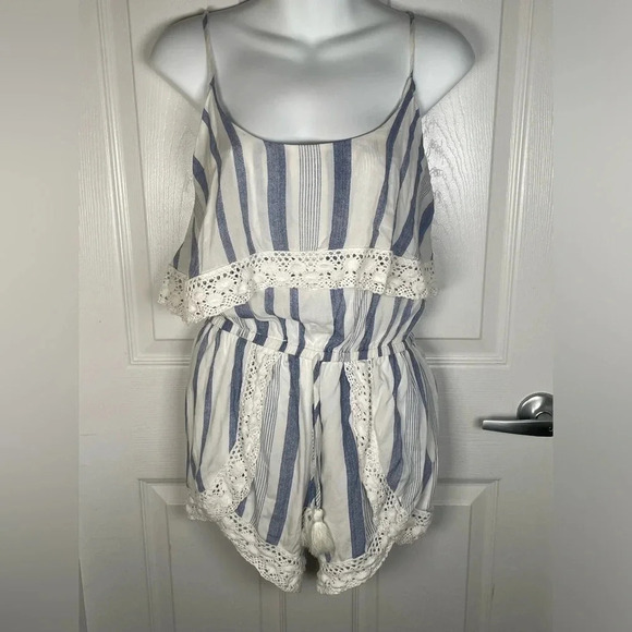 Ocean Drive, Striped, Romper - Picture 4 of 7